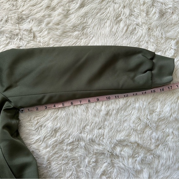 Everlane Jacket E2 Bomber Zip Up Olive Green S - Picture 12 of 12